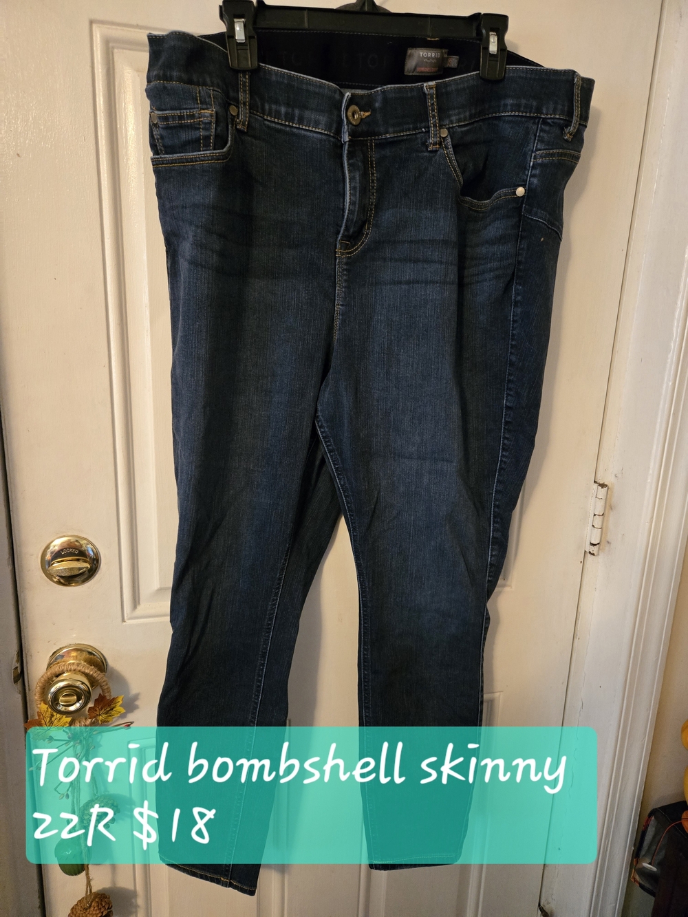 torrid Dark Indigo Bombshell Skinny Jeans